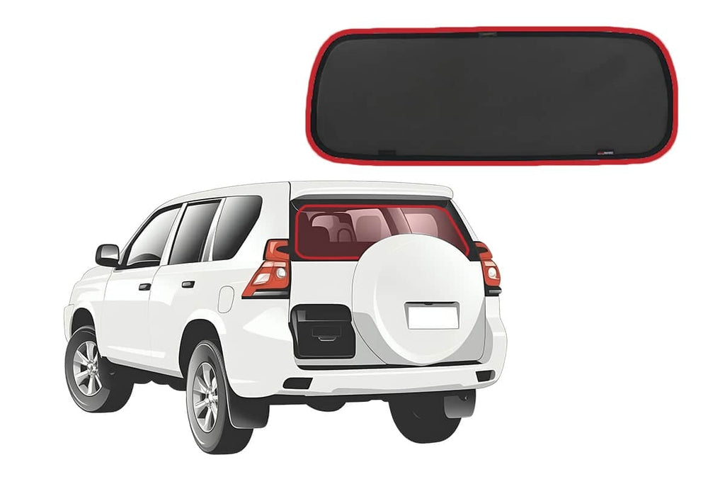 TOYOTA LANDCRUISER PRADO 150 SERIES | LEXUS GX 460 REAR WINDSCREEN SHADE (WITH SPARE WHEEL ON TAILGATE)