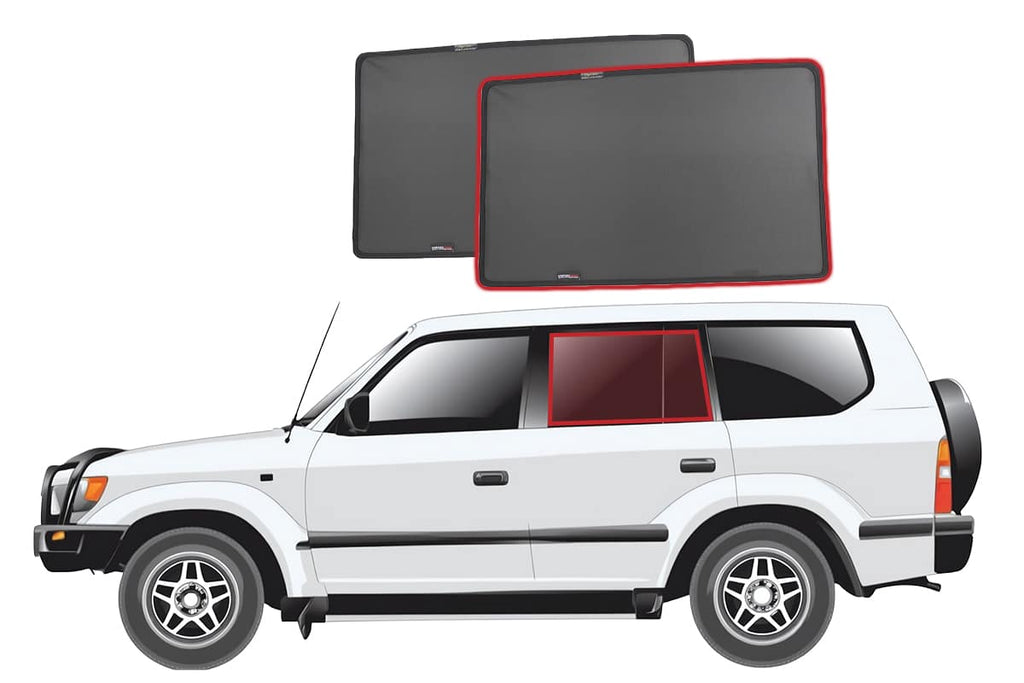 TOYOTA LANDCRUISER 100/105 SERIES | LEXUS LX CAR REAR WINDOW SHADES (J100/J105; 1998-2007)