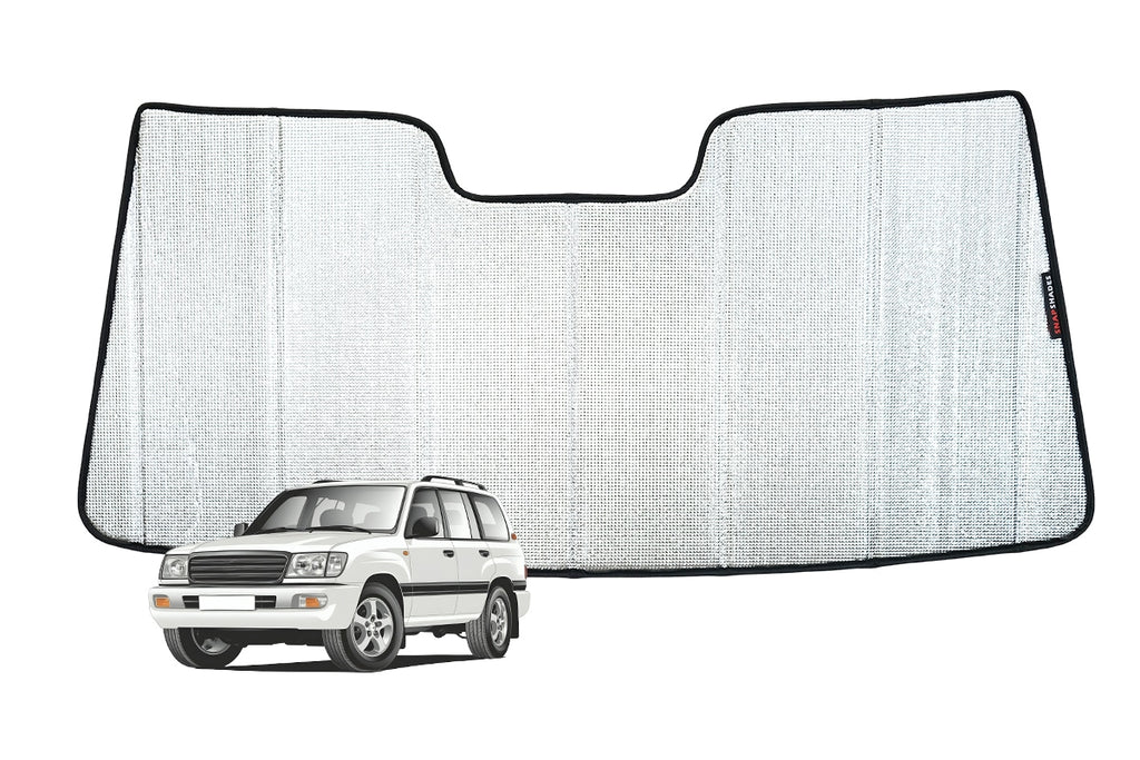 TOYOTA LANDCRUISER 100/105 SERIES | LEXUS LX FRONT WINDSCREEN SUN SHADE (J100/J105; 1998-2007)