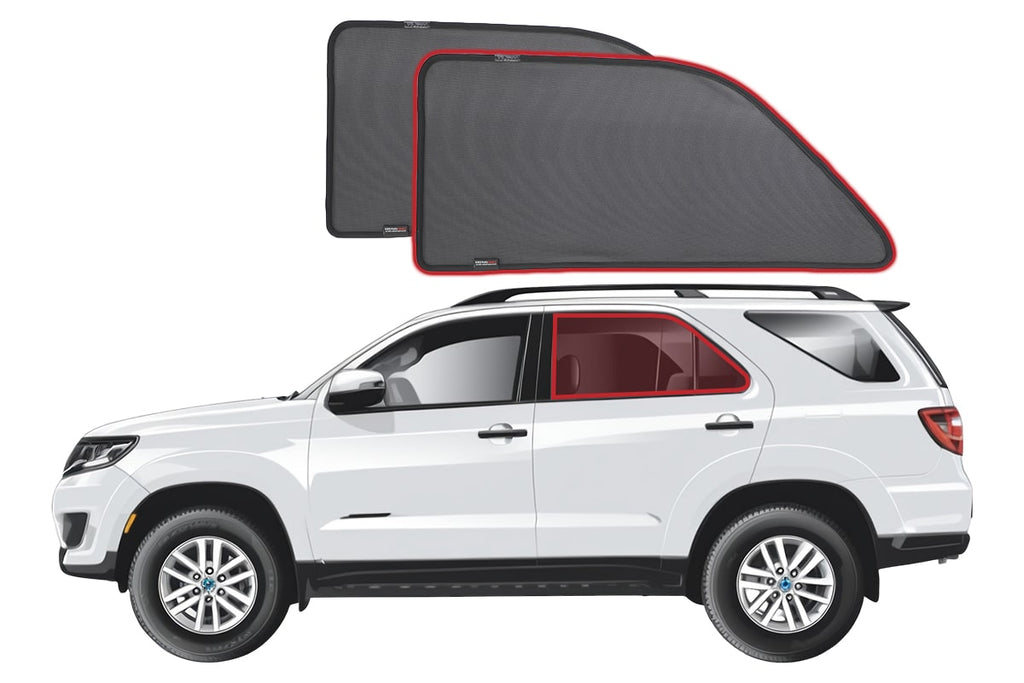 TOYOTA FORTUNER/HILUX SW4/SW4 1ST GENERATION CAR REAR WINDOW SHADES (AN50/AN60; 2004-2015)