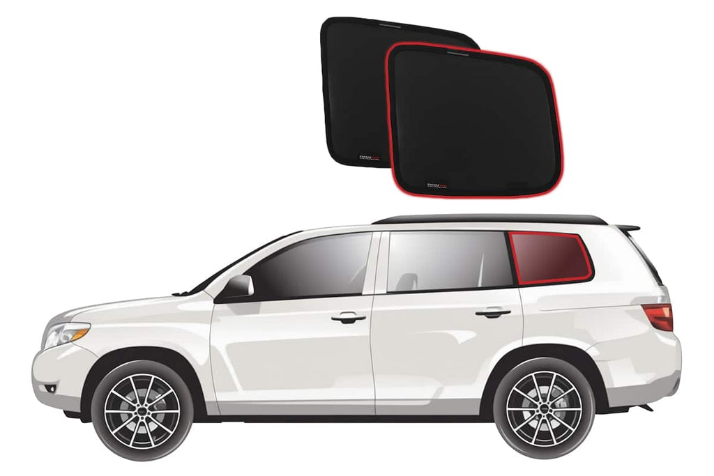 TOYOTA KLUGER/HIGHLANDER 2ND GENERATION PORT WINDOW SHADES (XU40; 2007-2013)