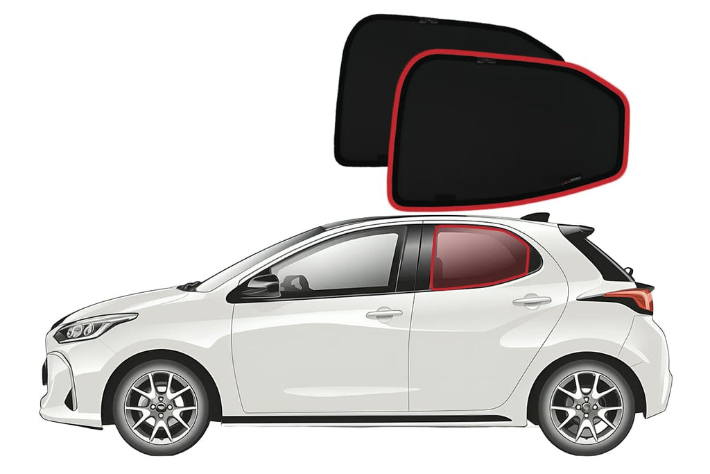 TOYOTA YARIS HATCHBACK 4TH GENERATION CAR REAR WINDOW SHADES (XP210; 2020-ON)
