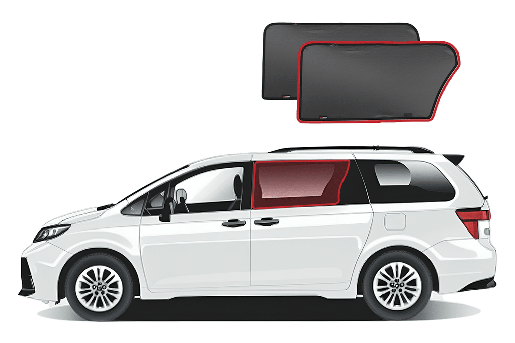 TOYOTA SIENNA 3RD GENERATION CAR REAR WINDOW SHADES (XL30; 2011-2020)