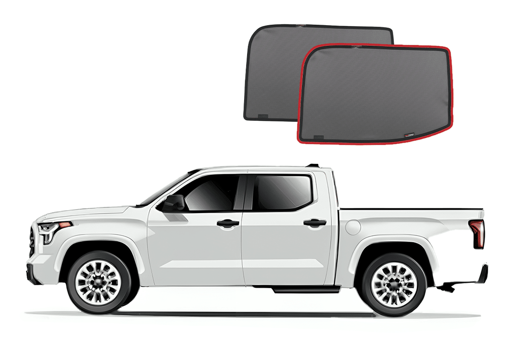 TOYOTA TUNDRA CREWMAX 3RD GENERATION CAR REAR WINDOW SHADES (XK70; 2021-ON)