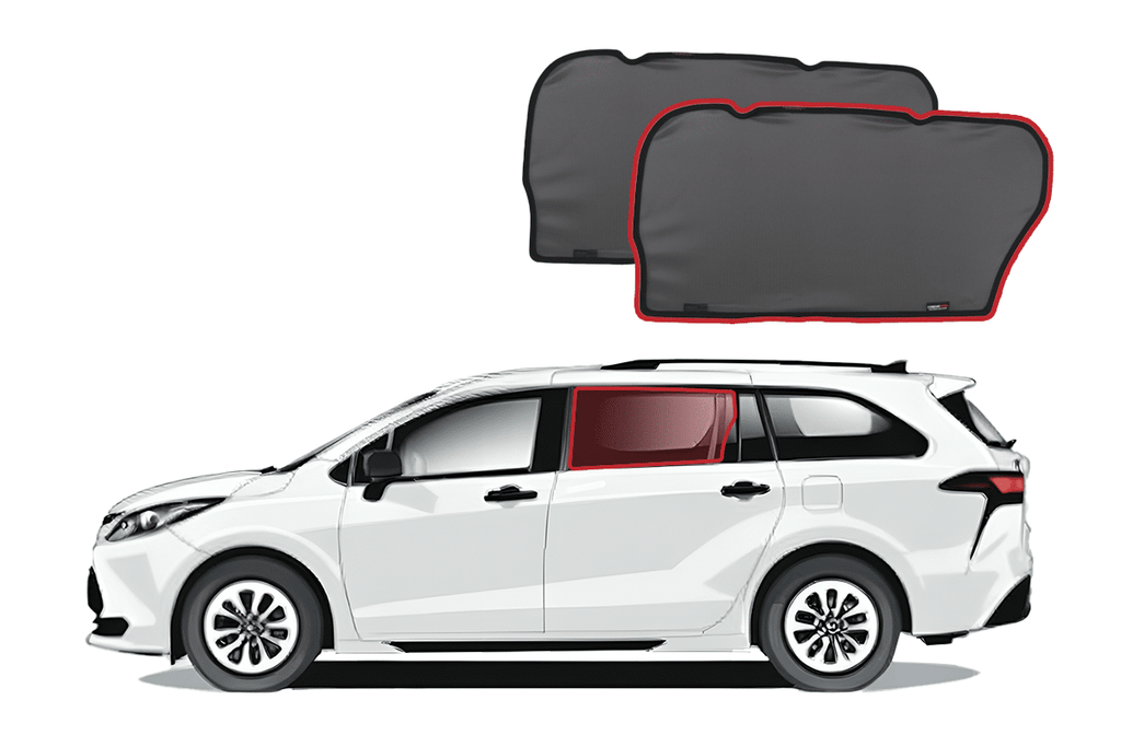 TOYOTA SIENNA 4TH GENERATION CAR REAR WINDOW SHADES (XL40; 2020-ON)