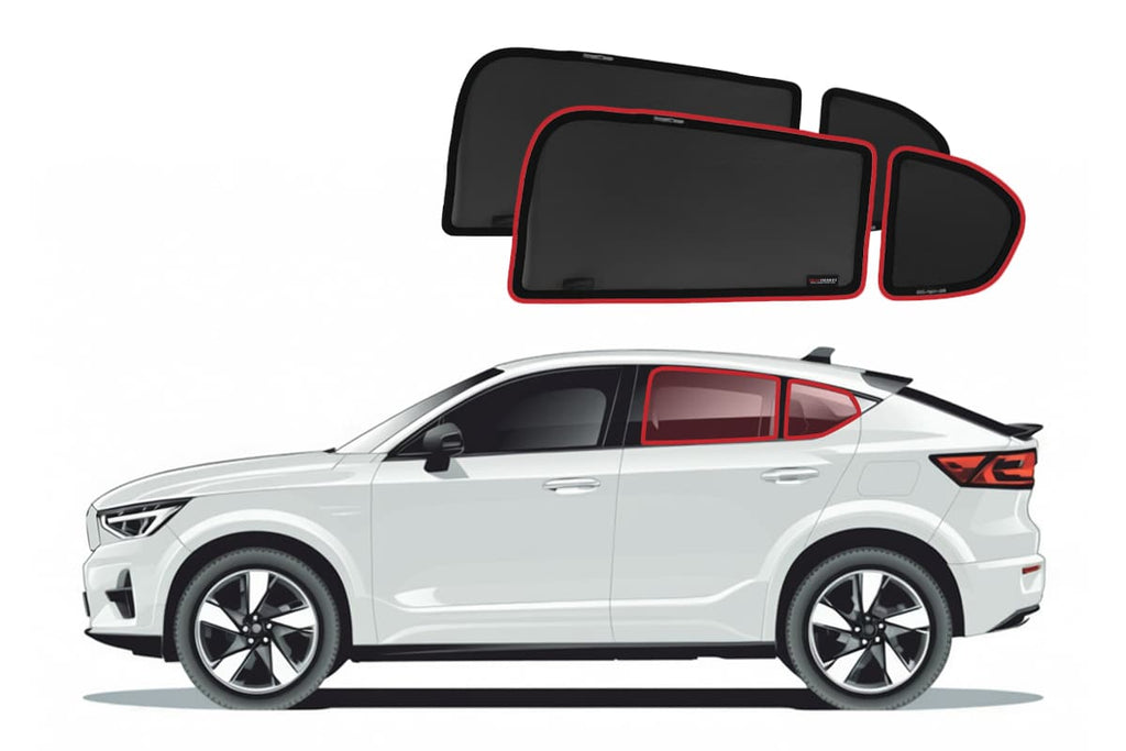 VOLVO C40 RECHARGE/C40/EC40 COUPE SUV CAR REAR WINDOW SHADES (2021-ON)