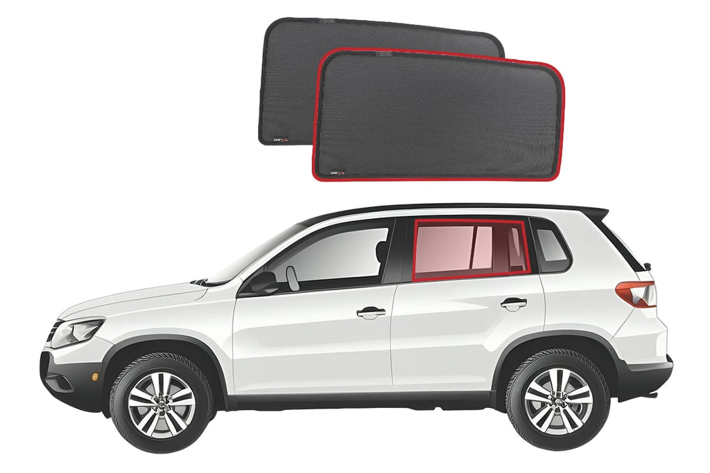 VOLKSWAGEN TIGUAN 1ST GENERATION CAR REAR WINDOW SHADES (2007-2017)