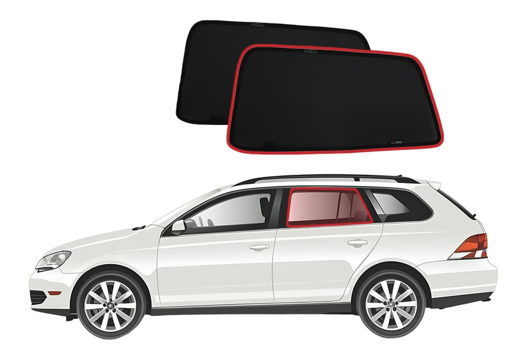 VOLKSWAGEN GOLF WAGON 5TH/6TH GENERATION CAR REAR WINDOW SHADES (MK5/MK6- TYP 1K/5K; 2003-2013)