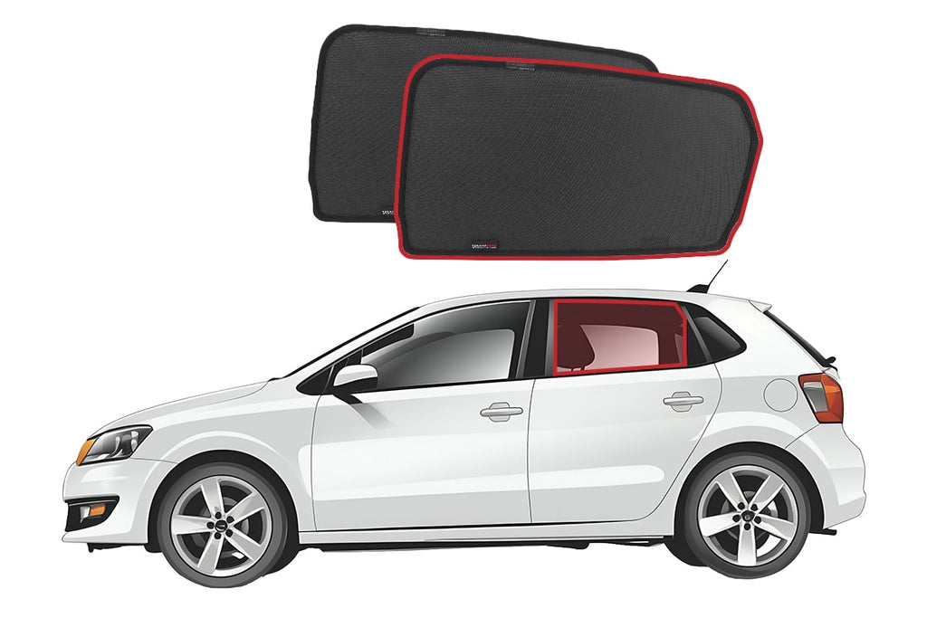VOLKSWAGEN POLO 5TH GENERATION CAR REAR WINDOW SHADES (MK5; 2009-2018)