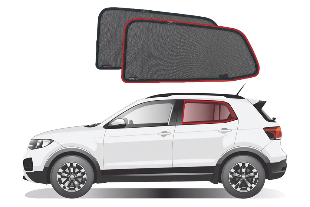 VOLKSWAGEN T-CROSS CAR REAR WINDOW SHADES (2018-ON)