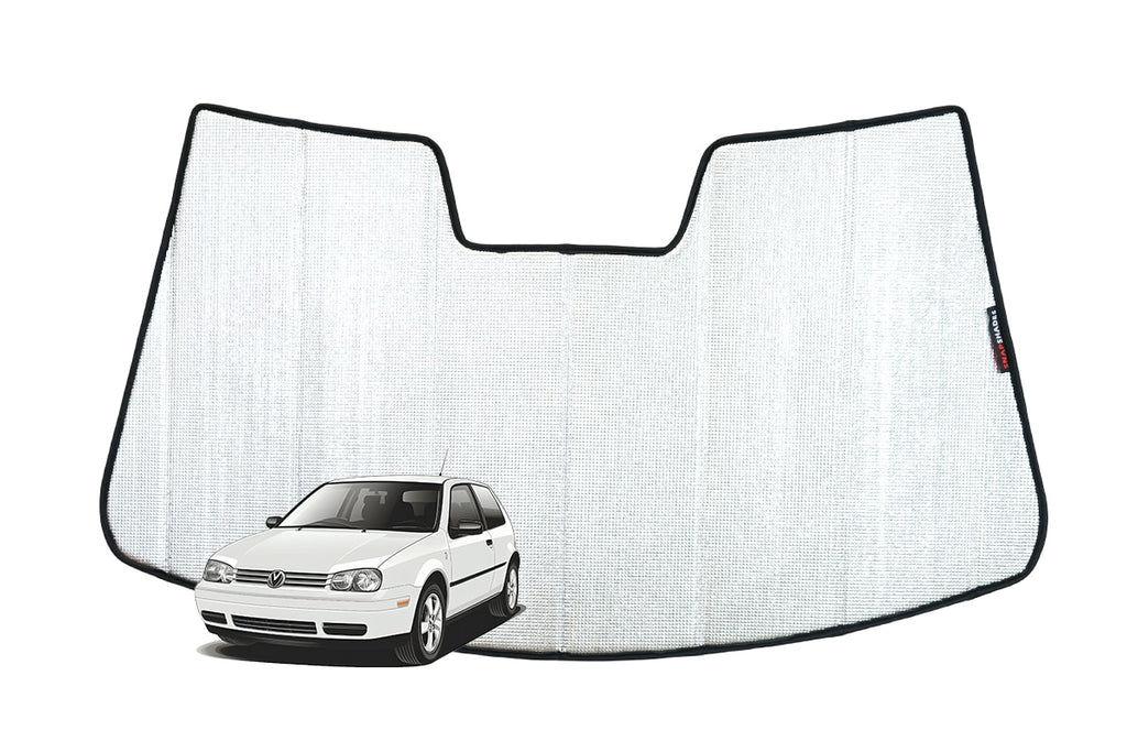 VOLKSWAGEN GOLF HATCHBACK/WAGON 4TH GENERATION FRONT WINDSCREEN SUN SHADE (MK4/A4- TYP 1J; 1997-2006)