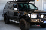 MCC CHROME PLATE SIDE RAIL & SWIVAL KIT FOR TOYOTA LANDCRUISER 98-07