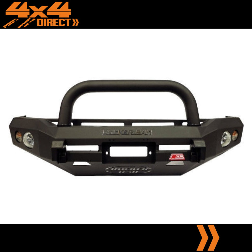 MCC ROCKER SINGLE LOOP SAND BLACK BULLBAR FOR FORD RANGER 18-ON