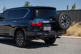 MCC REAR WHEEL CARRIER BAR WITH SINGLE JERRY CAN HOLDER FOR NISSAN PATROL 18-ON