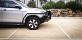 MCC CHROME INSERT SIDESTEP/RAIL KIT TO FIT 50MM BULLBAR FOR ISUZU DMAX 20-ON