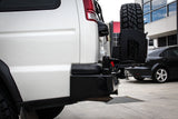 MCC REAR WHEEL CARRIER BAR WITH SINGLE JERRY CAN HOLDER FOR LAND ROVER DISCOVERY 89-98