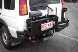MCC REAR WHEEL CARRIER BAR WITH DUAL JERRY CAN HOLDERS FOR LAND ROVER DISCOVERY 99-04