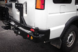 MCC REAR WHEEL CARRIER BAR WITH DUAL JERRY CAN HOLDERS FOR LAND ROVER DISCOVERY 99-04