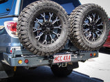 MCC REAR WHEEL CARRIER BAR WITH DUAL REAR WHEEL HOLDERS FOR FORD RANGER 11-22