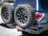 MCC REAR WHEEL CARRIER BAR WITH DUAL REAR WHEEL HOLDERS FOR FORD RANGER 11-22
