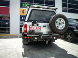MCC REAR WHEEL CARRIER BAR WITH DUAL JERRY CAN HOLDERS FOR MAZDA BT50 06-11