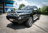 MCC FALCON STAINLESS LOOP BULLBAR WITH FOG LIGHTS FOR MITSUBISHI TRITON 19-ON