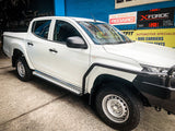 MCC CHROME INSERT SIDESTEP/RAIL KIT TO FIT 50MM BULLBAR FOR MITSUBISHI TRITON 19-ON