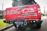 MCC JACK REAR BAR WITH CHROME STEP PLATE & LIGHT PACKAGE FOR MITSUBISHI TRITON 15-19