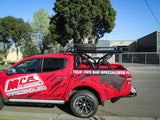 MCC JACK REAR BAR WITH CHROME STEP PLATE & LIGHT PACKAGE FOR MITSUBISHI TRITON 15-19
