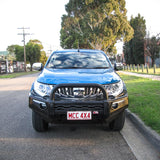 MCC PHOENIX SINGLE BLACK LOOP STEEL BULLBAR FOR MITSUBISHI TRITON 15-19