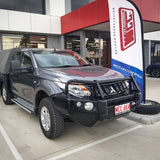 MCC FALCON A-FRAME BULLBAR WITH FOG LIGHTS FOR MITSUBISHI TRITON 15-19