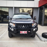 MCC FALCON A-FRAME BULLBAR WITH FOG LIGHTS FOR MITSUBISHI TRITON 15-19