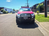 MCC FALCON STAINLESS LOOP BULLBAR WITH FOG LIGHTS FOR MITSUBISHI TRITON 15-19