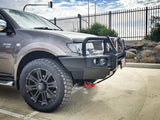MCC FALCON STEEL A-FRAME BULLBAR WITHOUT FOG LIGHTS FOR MITSUBISHI TRITON 06-15