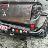 MCC JACK REAR BAR WITH CHROME STEP PLATE & LIGHT PACKAGE FOR MITSUBISHI TRITON 96-09