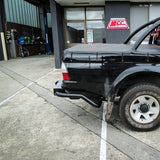 MCC JACK REAR BAR WITH CHROME STEP PLATE FOR MITSUBISHI TRITON 96-06