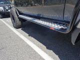 MCC CHROME INSERT SIDESTEP/RAIL KIT TO FIT 50MM BULLBAR FOR TOYOTA HILUX 05-15