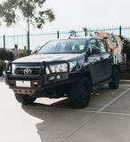MCC FALCON A-FRAME BULLBAR WITH FOG LIGHTS FOR TOYOTA HILUX 15-20