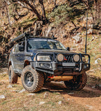 MCC FALCON STEEL A-FRAME BULLBAR WITHOUT FOG LIGHTS FOR MITSUBISHI TRITON 96-06