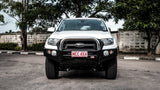 MCC FALCON BLACK LOOP BULLBAR WITH FOG LIGHTS FOR FORD RANGER 16-21 (NON TECH PACK)