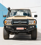 MCC FALCON A-FRAME BULLBAR WITH FOG LIGHTS FOR TOYOTA LANDCRUISER 07-20