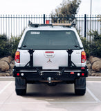 MCC REAR WHEEL CARRIER BAR WITH DUAL REAR WHEEL HOLDERS FOR MITSUBISHI TRITON 06-09