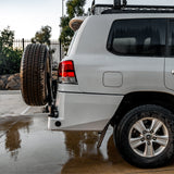 MCC REAR WHEEL CARRIER BAR WITH SINGLE JERRY CAN HOLDER FOR TOYOTA LAND CRUISER 07-21