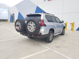 MCC REAR WHEEL CARRIER BAR WITH DUAL REAR WHEEL HOLDERS FOR TOYOTA PRADO 17-20