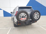 MCC REAR WHEEL CARRIER BAR WITH DUAL REAR WHEEL HOLDERS FOR TOYOTA PRADO 17-20