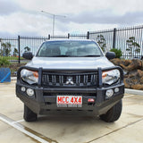 MCC FALCON A-FRAME BULLBAR WITH FOG LIGHTS FOR MITSUBISHI TRITON 15-19