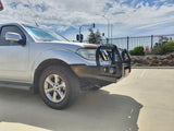 MCC FALCON A-FRAME BULLBAR WITH FOG LIGHTS FOR NISSAN NAVARA 04-10
