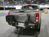 MCC REAR WHEEL CARRIER BAR WITH SINGLE JERRY CAN HOLDER FOR MAZDA BT50 21-ON