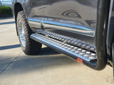 MCC CHROME INSERT SIDESTEP/RAIL KIT TO FIT 50MM BULLBAR FOR TOYOTA LANDCRUISER 07-21