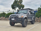 MCC FALCON BLACK LOOP BULLBAR WITHOUT FOG LIGHTS FOR TOYOTA LANDCRUISER 07-20